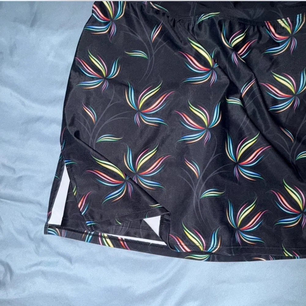 Colorful Floral Skirt - Picture 2 of 4